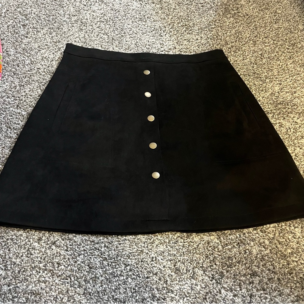 Black Mini Skirt with Sleek Design